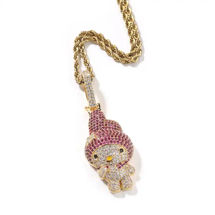 ANIME BLING NECKLACE