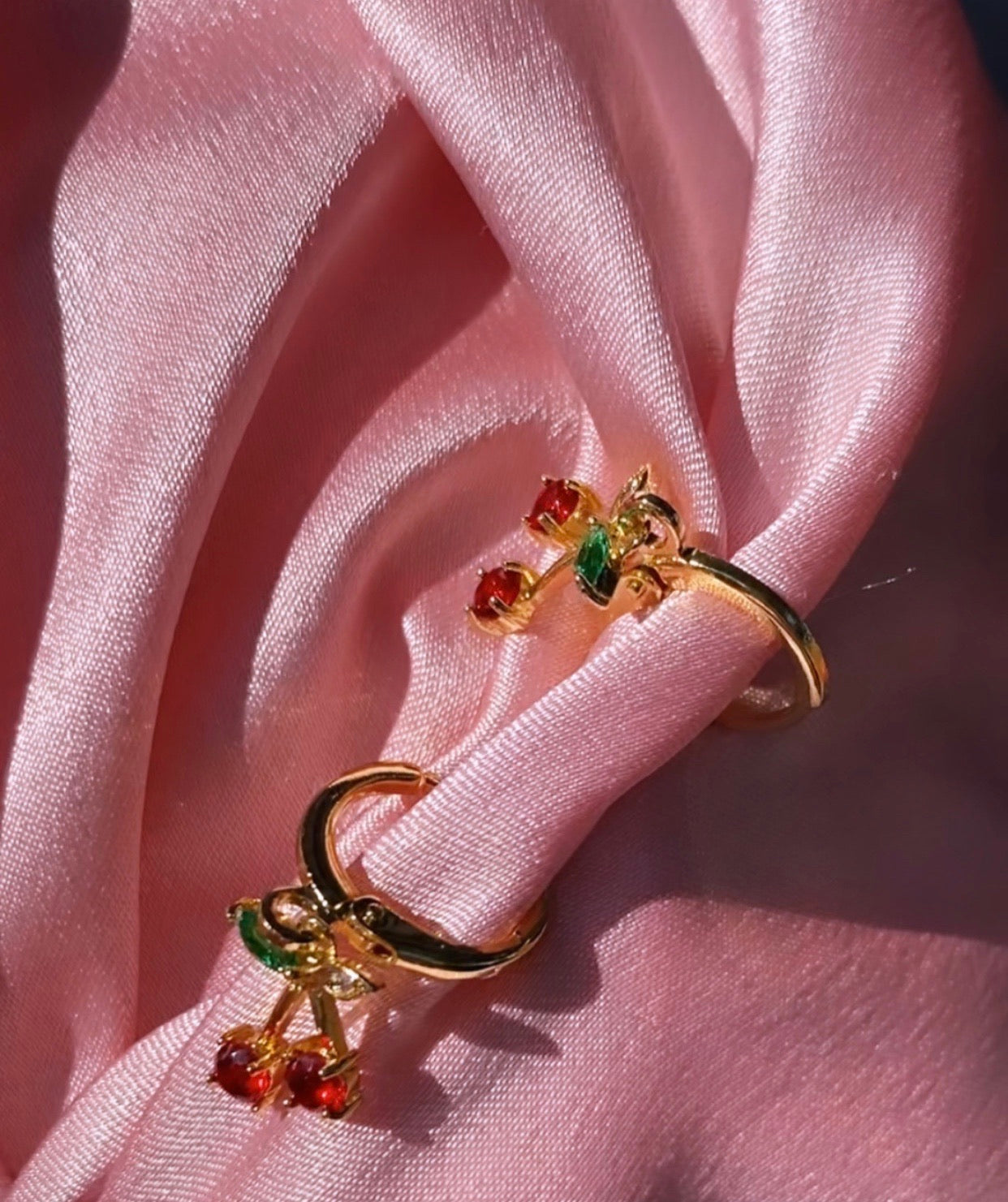 CHERRY DROP EARRINGS
