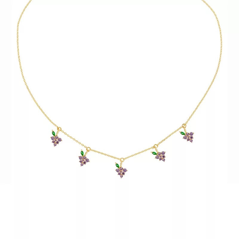 “GRAPE SODA” CHOKER NECKLACE