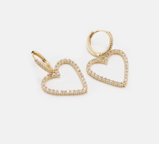 FRANCISCA PAVÉ EARRINGS