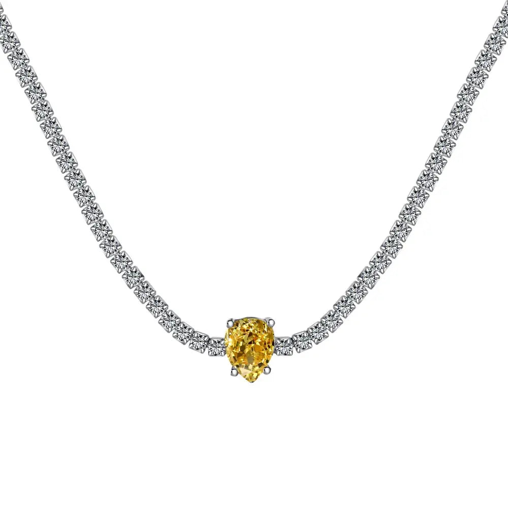 WATER DROP DIAMOND CHOCKER