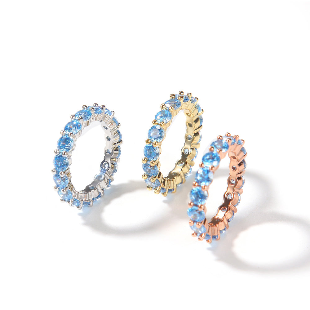 ICY BLUE TENNIS RING
