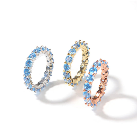 ICY BLUE TENNIS RING