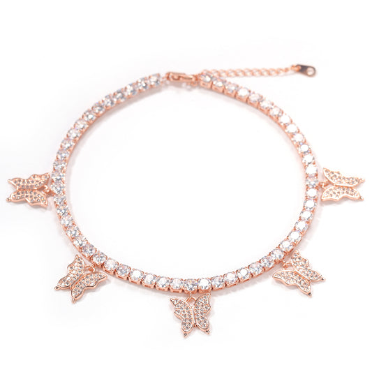 BUTTERFLY TENNIS ANKLET