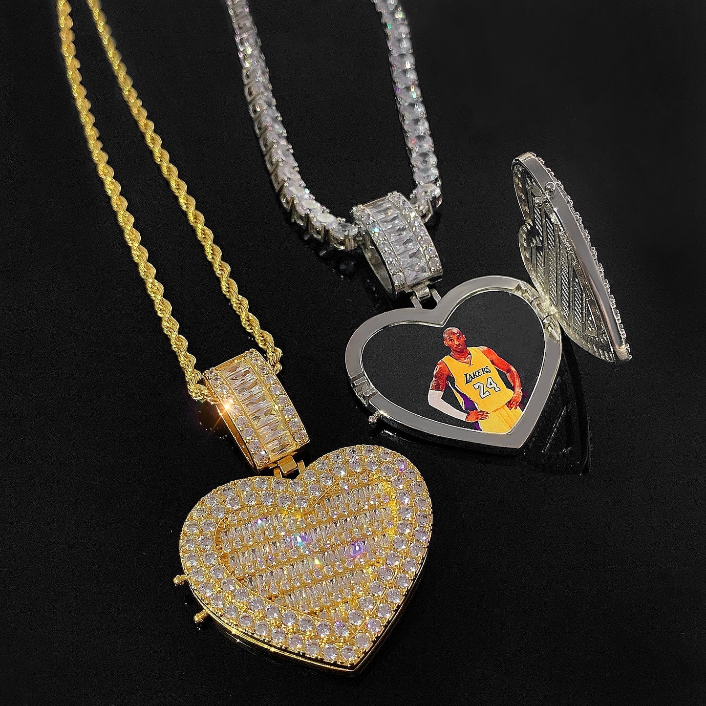 PERSONALIZED HEART-SHAPED LOCKET NECKLACE