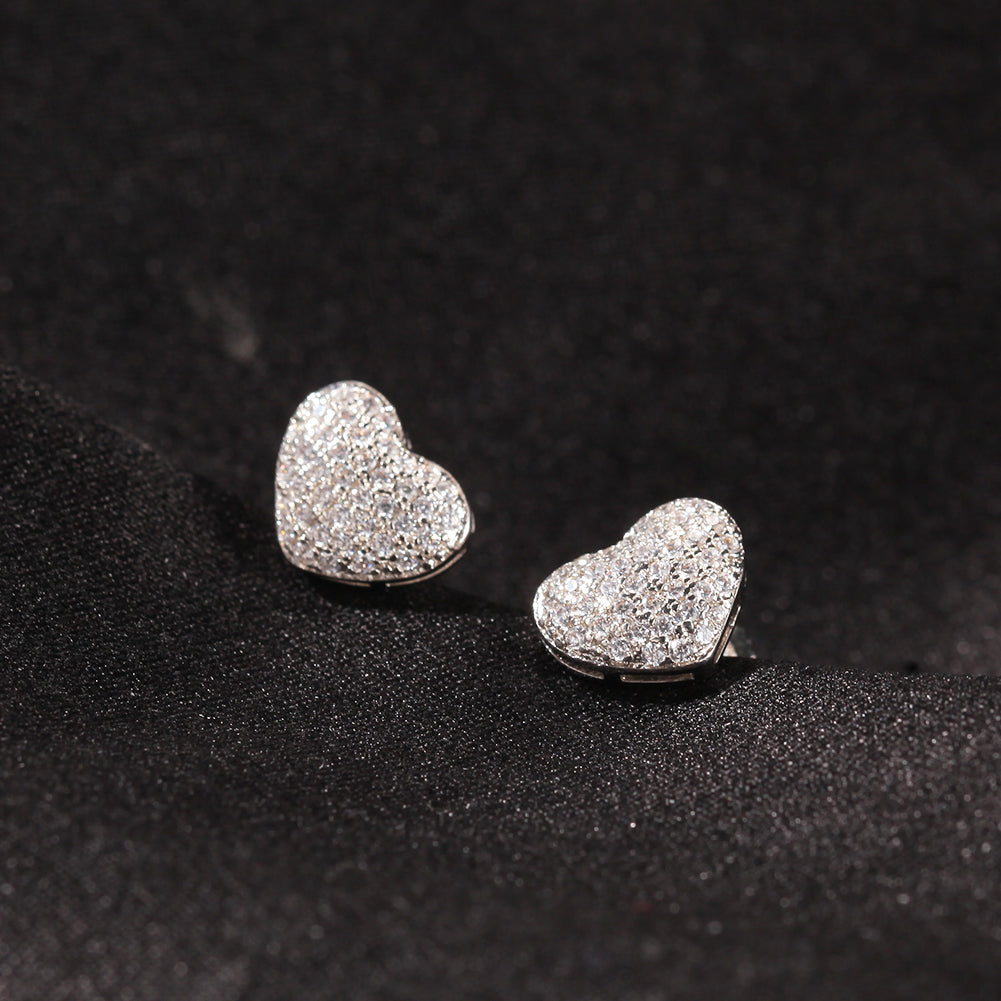 CORAZÓN SCREW BACK STUD EARRINGS