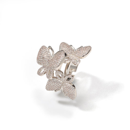 “BUTTERFLY CLUSTER” RING