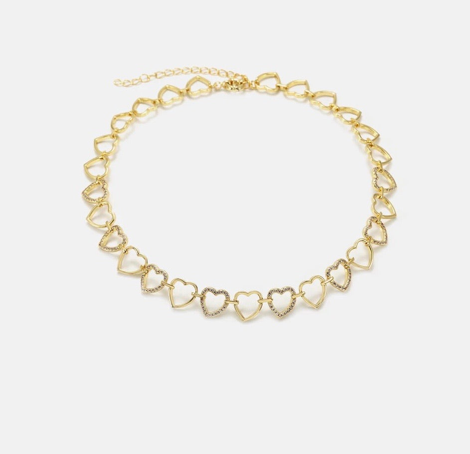 "QUEEN OF HEARTS"  NECKLACE