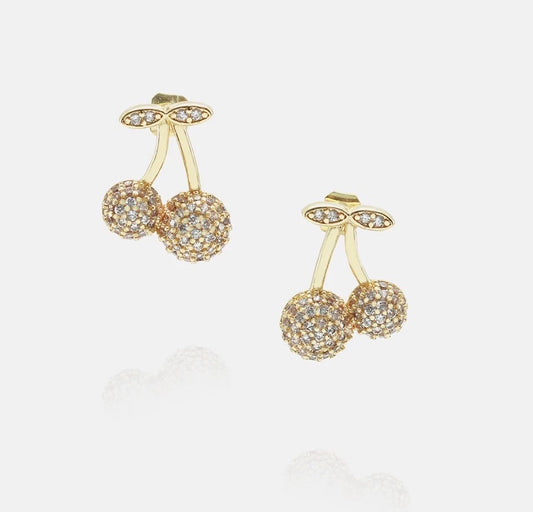 ICY CHERRY STUDS