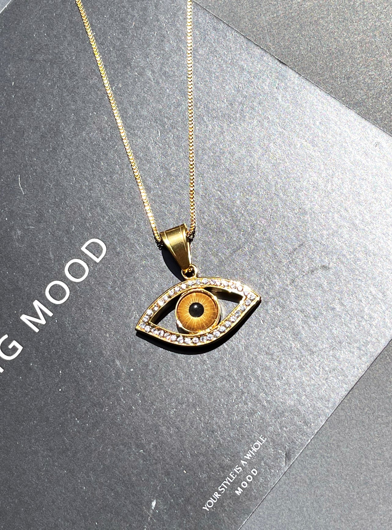 TIGER EVIL EYE NECKLACE