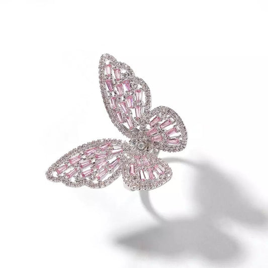 BLINGY BUTTERFLY RING