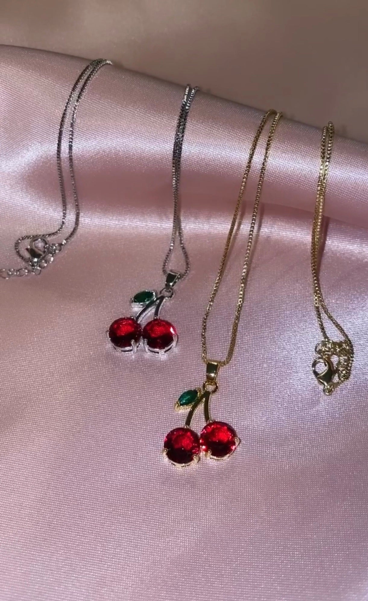 CHERRY DROP NECKLACE